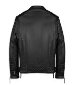 Black Biker Retro Leather Jacket