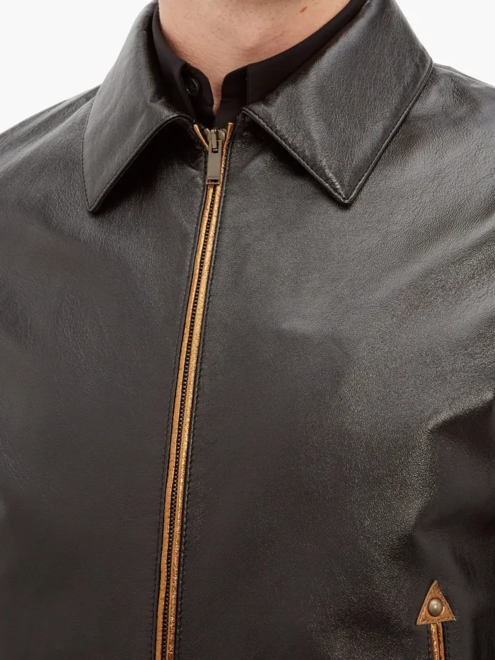 Black Biker Real Leather Jacket