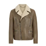 Brown Vintage B3 Bomber Shearling Jacket